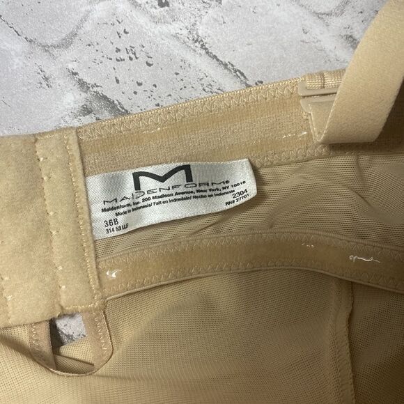 Maidenform Flexees Nude Adjustable Dress Short Stretch Shapewear Sz 36B - Picture 5 of 9